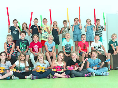 Kinder mit Instrumenten – Rostocker Stadtmission