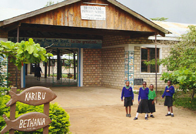 Schule Bethania Eingang